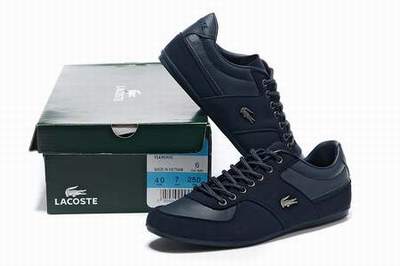 chaussure lacoste toile